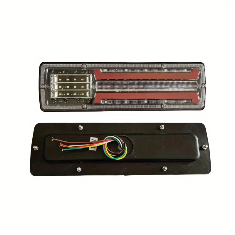 2pcs multifunctional 24v car tail   truck light strip trailer brake led auxiliary light suitable for turning reminder and brake reminder of cars trucks and semi trailers Product details 5