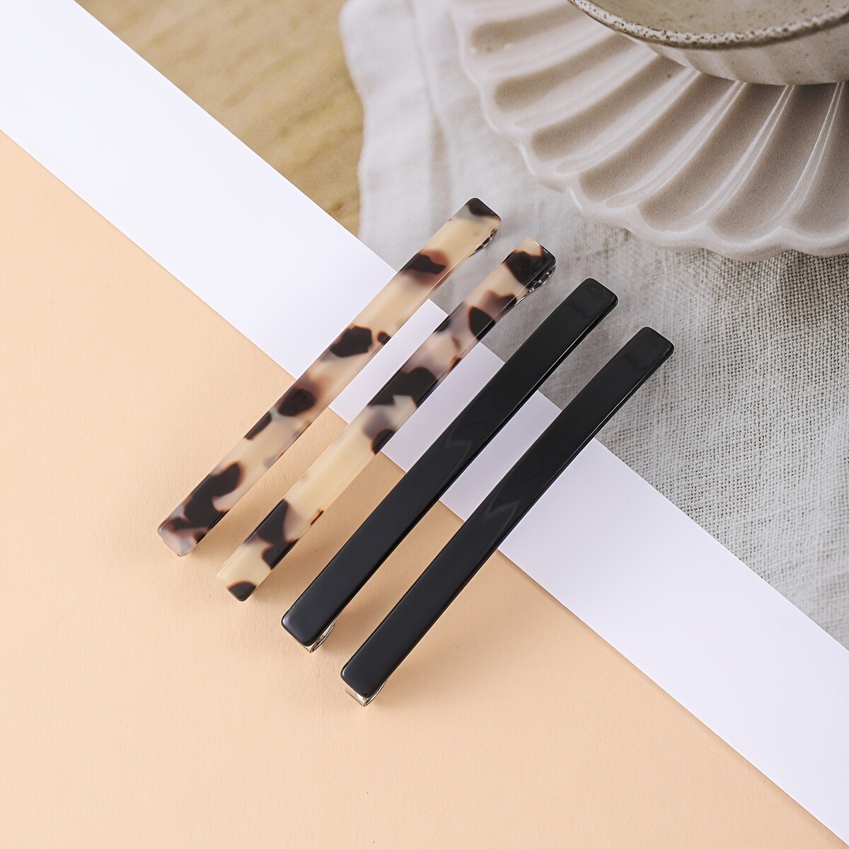 Fashionable -friendly Claw Clips, Women's Hair Accessory Anti-slip Set, Suitable For Hair Types
