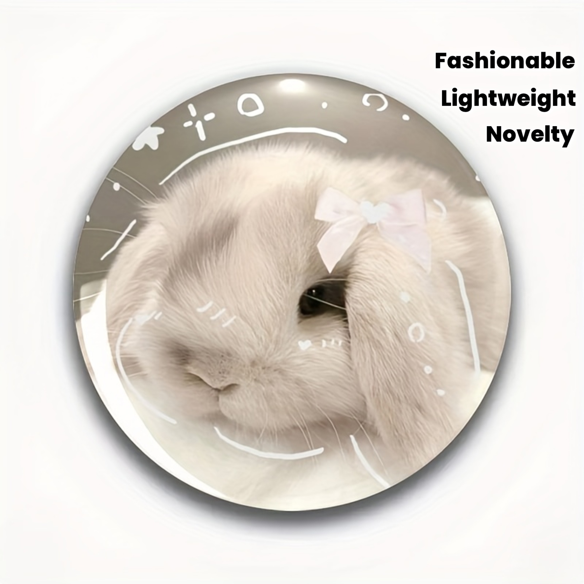 Bunny Badge Charm