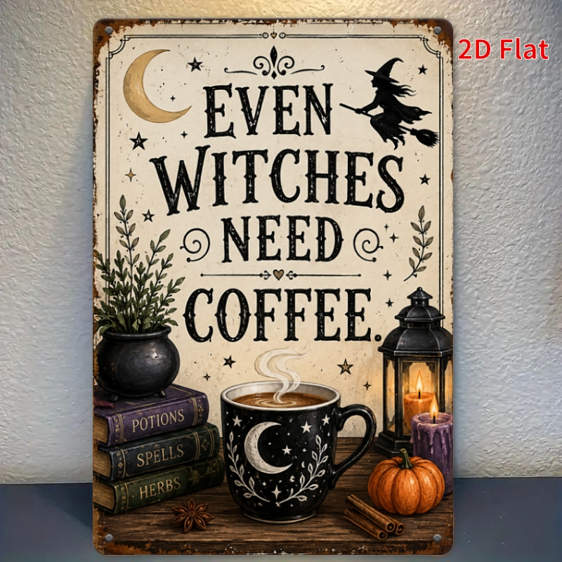 TEMU 1 Halloween Decoration Hanging Ornament 2d Flat [2dflat] 1pc - Wooden Tag " Need " Retro Style Wall Decor Halloween Decoration Bar Kitchen Wall
