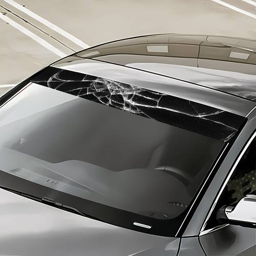 1pc car windshield crack repair sticker car windshield sticker durable weatherproof self car additions vinyl sticker suitable for car windshield truck motorcycle boat sunscreen rear window sticker enhance car