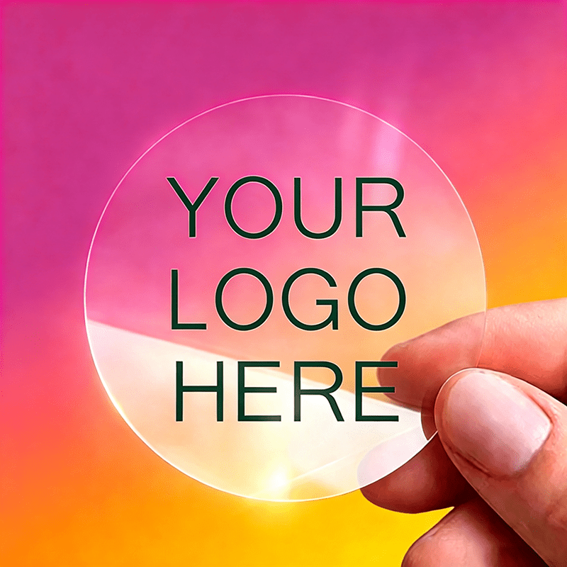 Round Personalized Custom Stickers, Available in Multiple Sizes