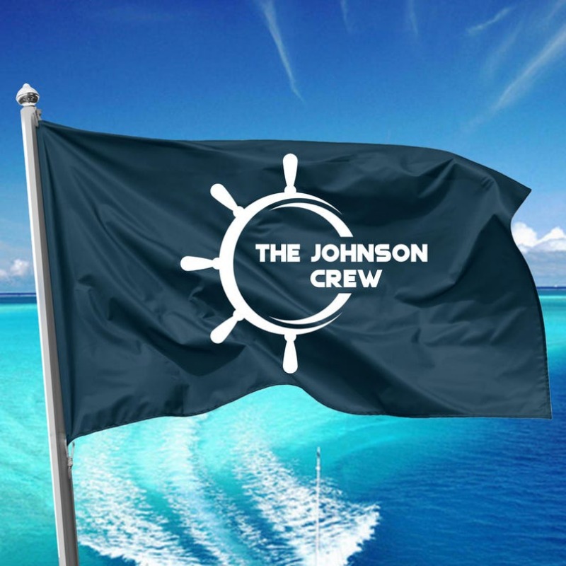 Custom Sailing Flag for Yacht or Dock