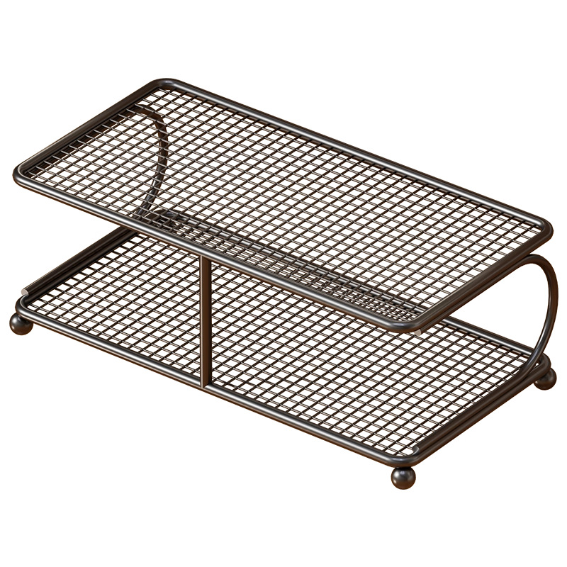 1pc two tier shoe rack durable shoe organizer metal shoe storage rack standing shoe   saving storage shelf suitable for entryway   closet and small spaces no installation required