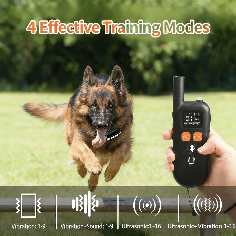 Pet Dog Training Collar Kit Efficient Adjustable Collar Intelligent Remote Control Dog Training Device