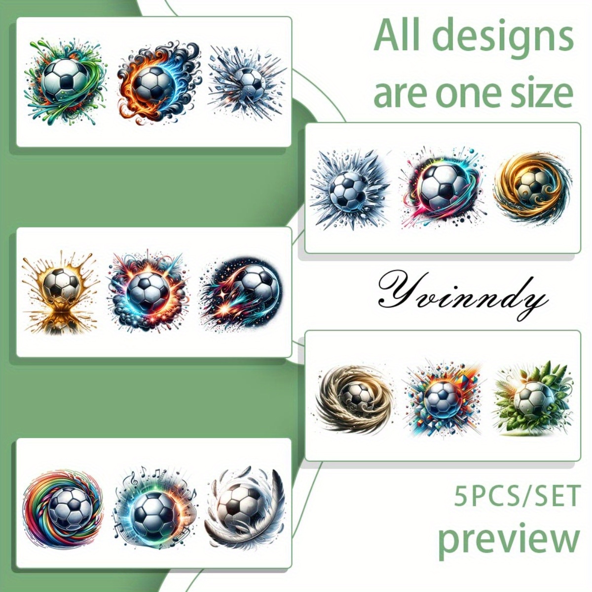 E-shop 5-teiliges Set Wasserfarben DIY Hellbeige Tumbler Folien Dekoratives Transferpapier UV DTF Hochklebend Folien Transfers Dekor Transferpapier für