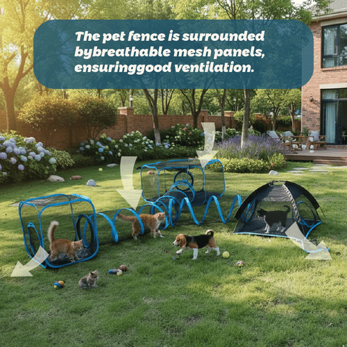 outdoor cat enclosures for patio portable mesh cat tent playhouse with free carry bag metal rod for multiple cats and small animals