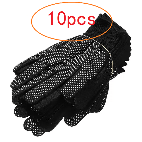 10pcs nylon gloves indoor outdoor universal gloves comfortable breathable elastic unisex multi wear multifunctional essential item
