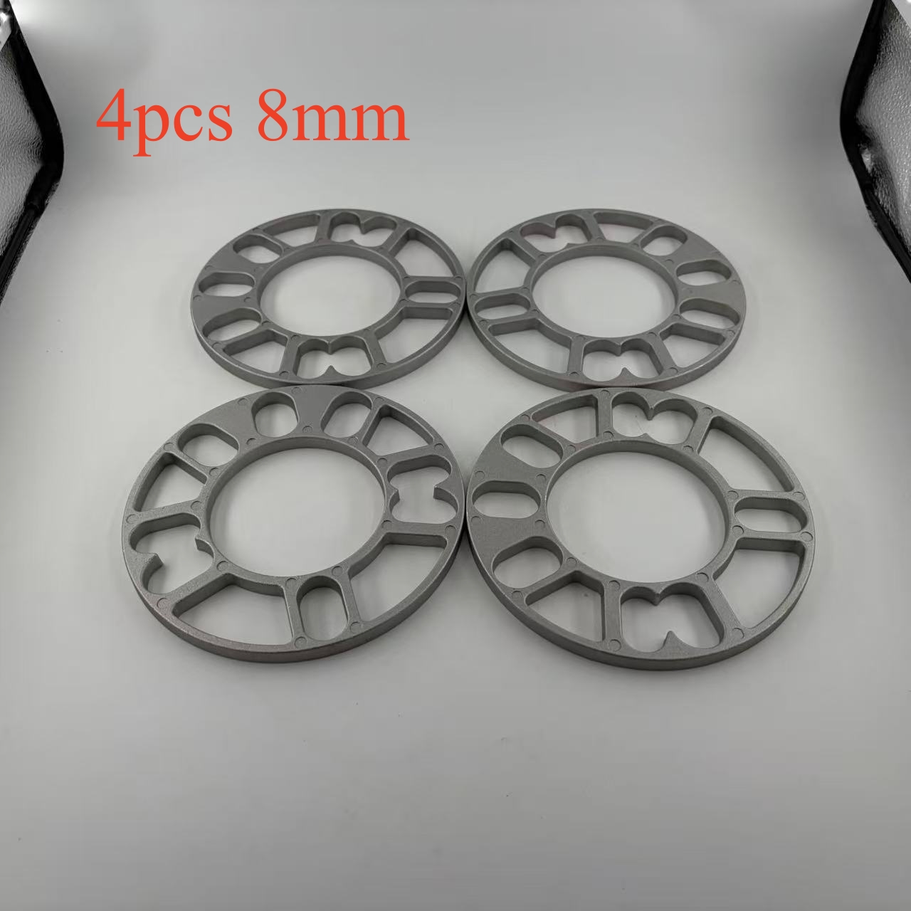 TEMU 4pcs Set Universal Wheel Spacers 3mm/5mm/8mm/10mm - Adapters For Et Adjustment Compatible Most Cars