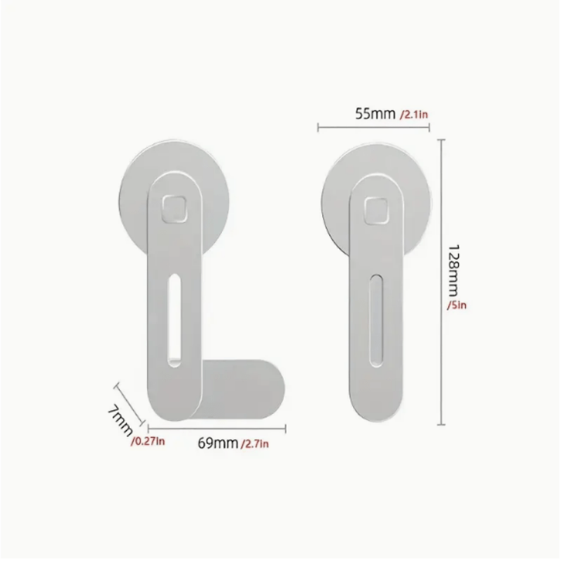 A Lightweight And Portable Magnetic Phone Stand, Compatible with All Phone Models, Rotatable, Waterproof And Rustproof, Adjustable Side Mount for Monitors, Designed for Laptop Expansion.