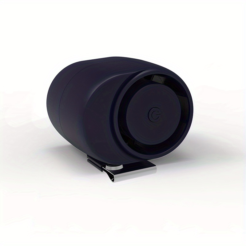 TEMU 1pc Portable Clip-on Fan | , Ultra-thin, Lightweight, , Usb Rechargeable, With 1200mah Lithium Polymer Battery, 360&deg; Rotatable, And Neck, Collar, Waist Design, Suitable For A Of Postures Cooling