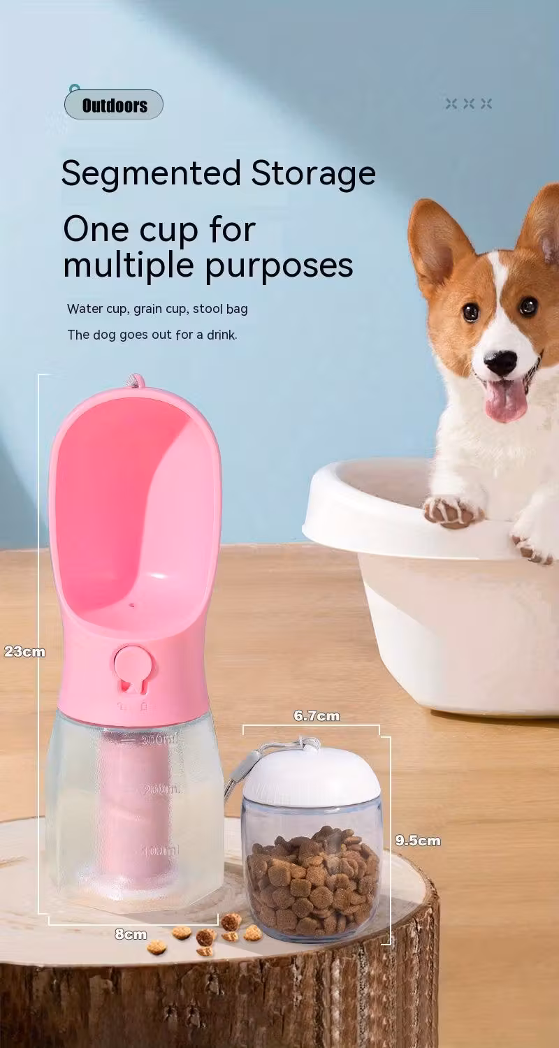 狗用水杯饮食垃圾袋三合一便携式多功能宠物杯 商品详情 4