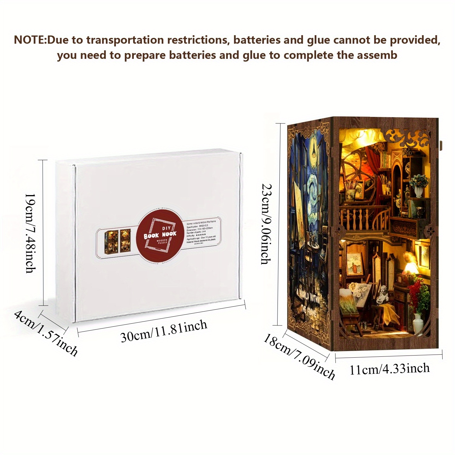 DIY Pop-Up Book Kit, 3D Desktop Decoration Model