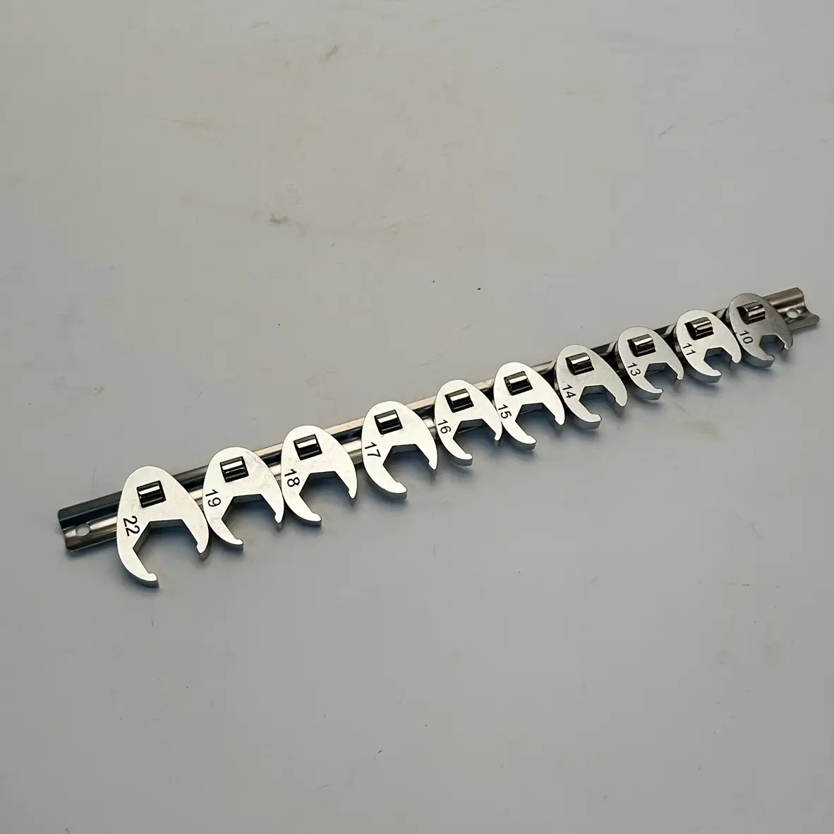TEMU 1 Set Of Ratchet Wrench With Adjustable Open-end And L-shaped Horn, 10-in-1 Interchangeable , 3/8