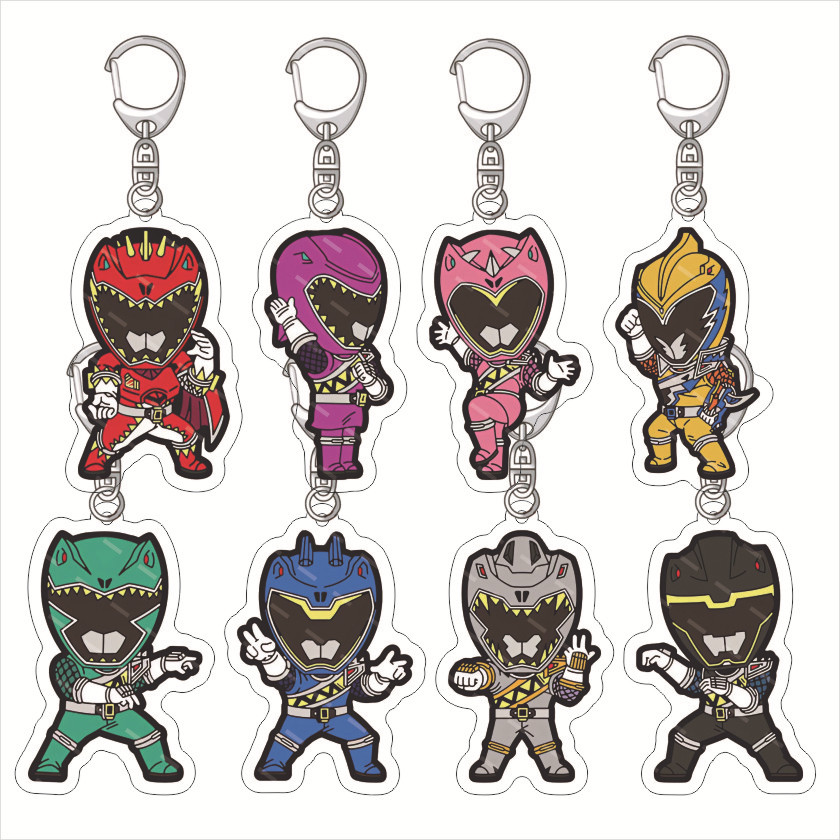 TEMU 2d Flat, 8pcs 2d Flat Acrylic Strong Dragon Acrylic Keychain Set: Daigo, Emi Yuzuki, Soragamaru Acrylic Charms, 2d Flat