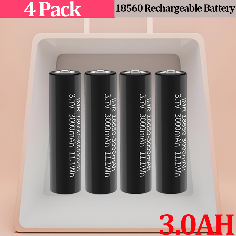 12pcs/16pcs, 18650 rechargeable flat top lithium battery 3.7volt li-ion  high capacity 2000mah flat top battery pack for flashlight headlamp and .7v  devices, special valentine's day gift, gifts for your men, boyfriend,  valentines