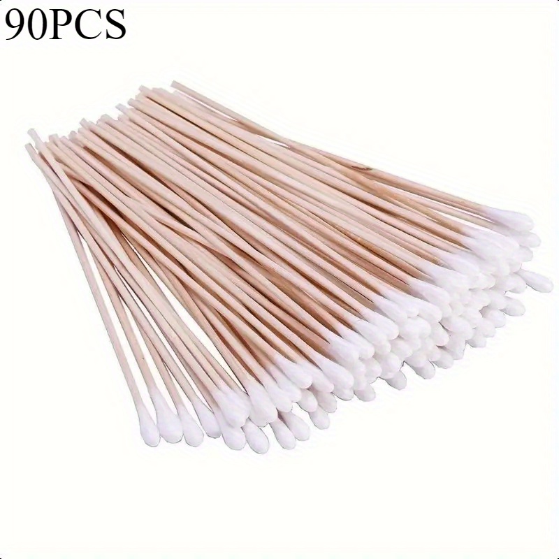 Image of 190/90pcs Long Swab 5.91-inch (15 Cm) - Strong - Used For Cleaning, Makeup, Pet Care, Office, Classroom, Outdoor, Sports, Travel, Home, Souvenirs, Graduation Season