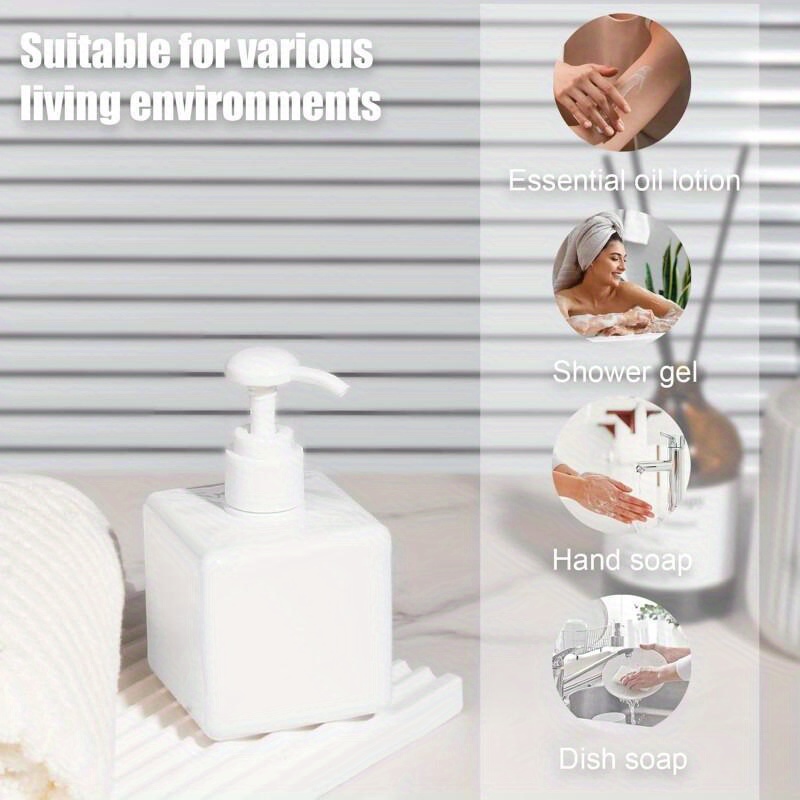 pump bottle refillable plastic empty lotion soap dispenser liquid container for bathroom shampoo and body wash Product details 2