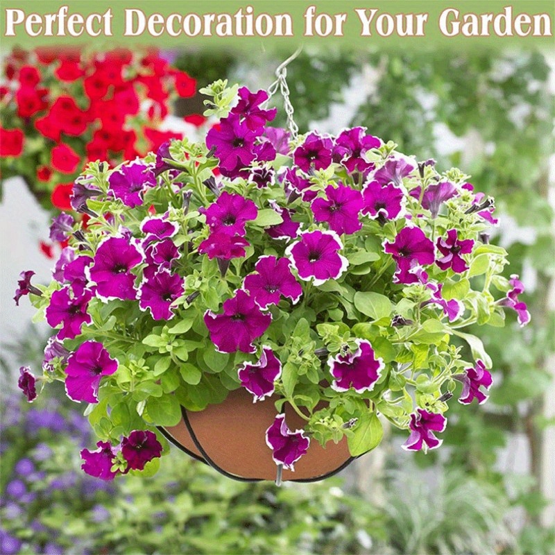 3pcs hanging basket liners round planter basket liner for hanging basket plants flowers nice coco liners alternative replacement preventing birds nesting