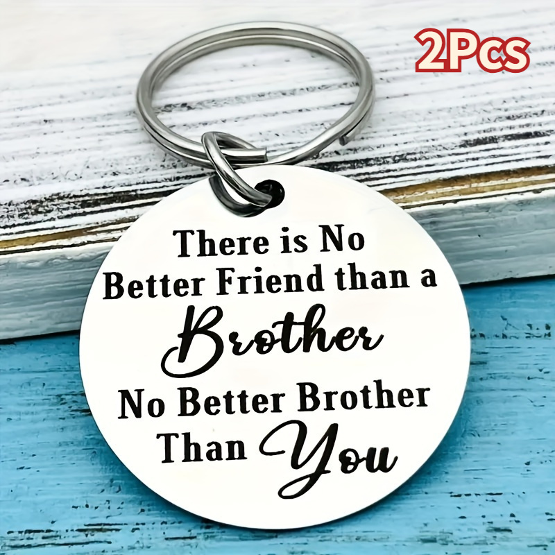 

2pcs Unique Metal Keychain - Inspirational For , Pendant, Bag , , ,