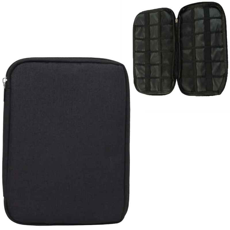 TEMU Watch Band Organizer Box Polyester Material | Bag Elastic Straps & Design For Iwacth & For Watch Band Organizer Etc. | Compact Lightweight