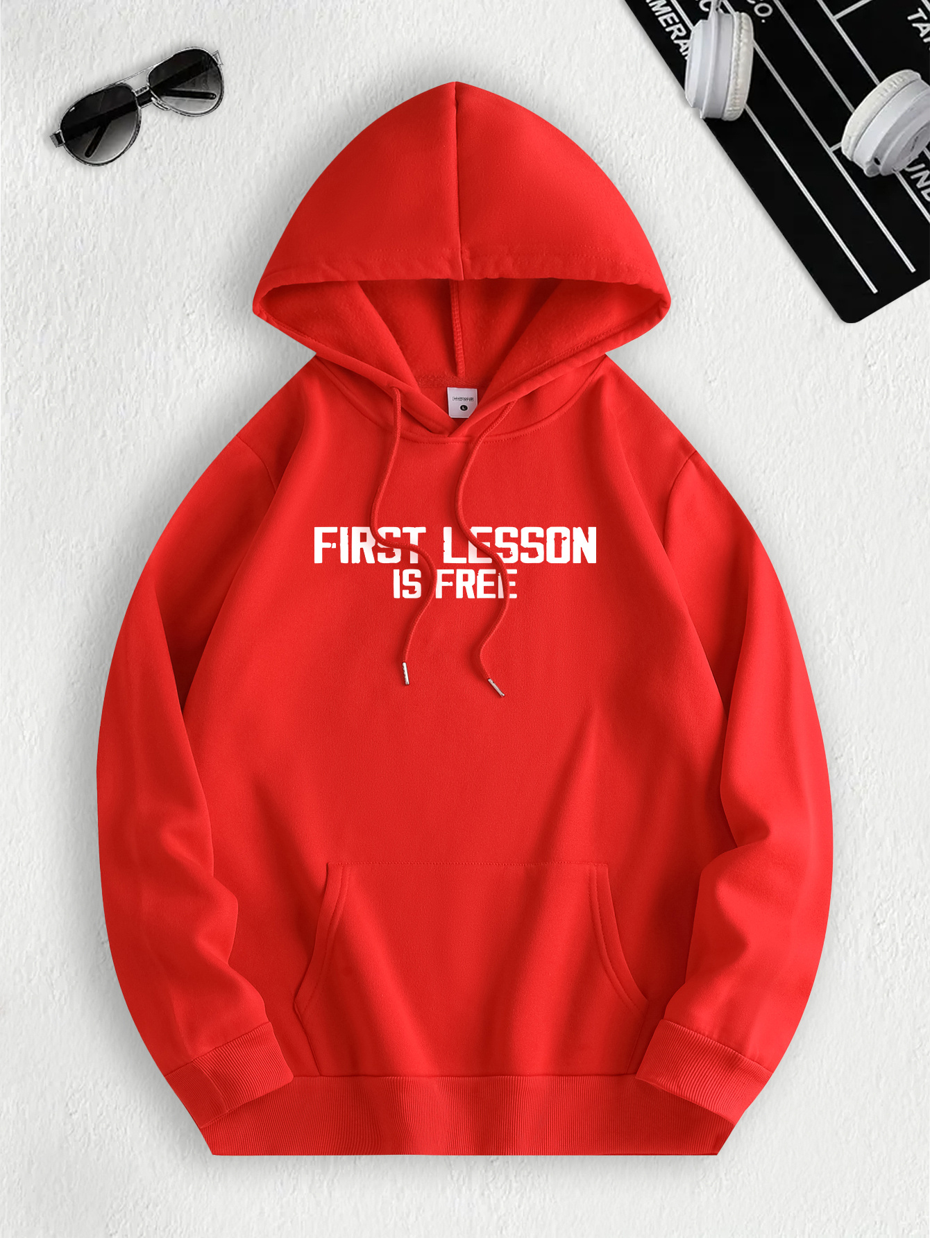 pz felpa cappuccio casual in poliestere motivo boxe Temu Italy