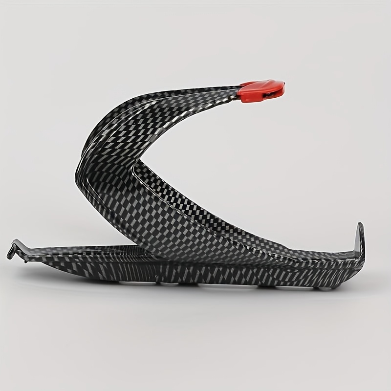 Image of Lightweight Carbon Fiber Bicycle Water Bottle Cage| Durable Scratch Resistant Bike Water Bottle Bracket, Transparent