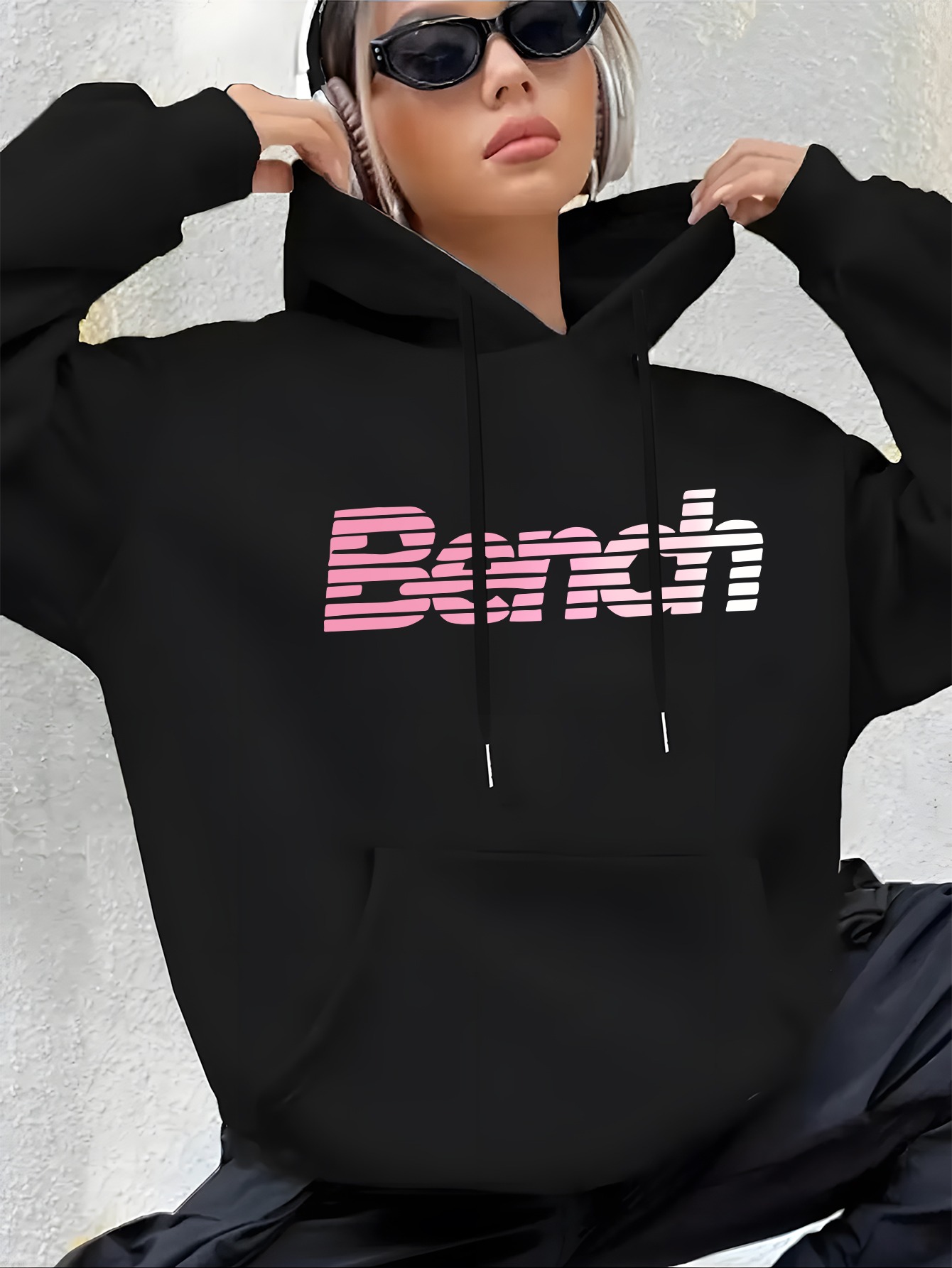 afc7f1563316404784c9ccd807d0555f-goods.jpeg Dames Oversized BENCH Logo Hoodie