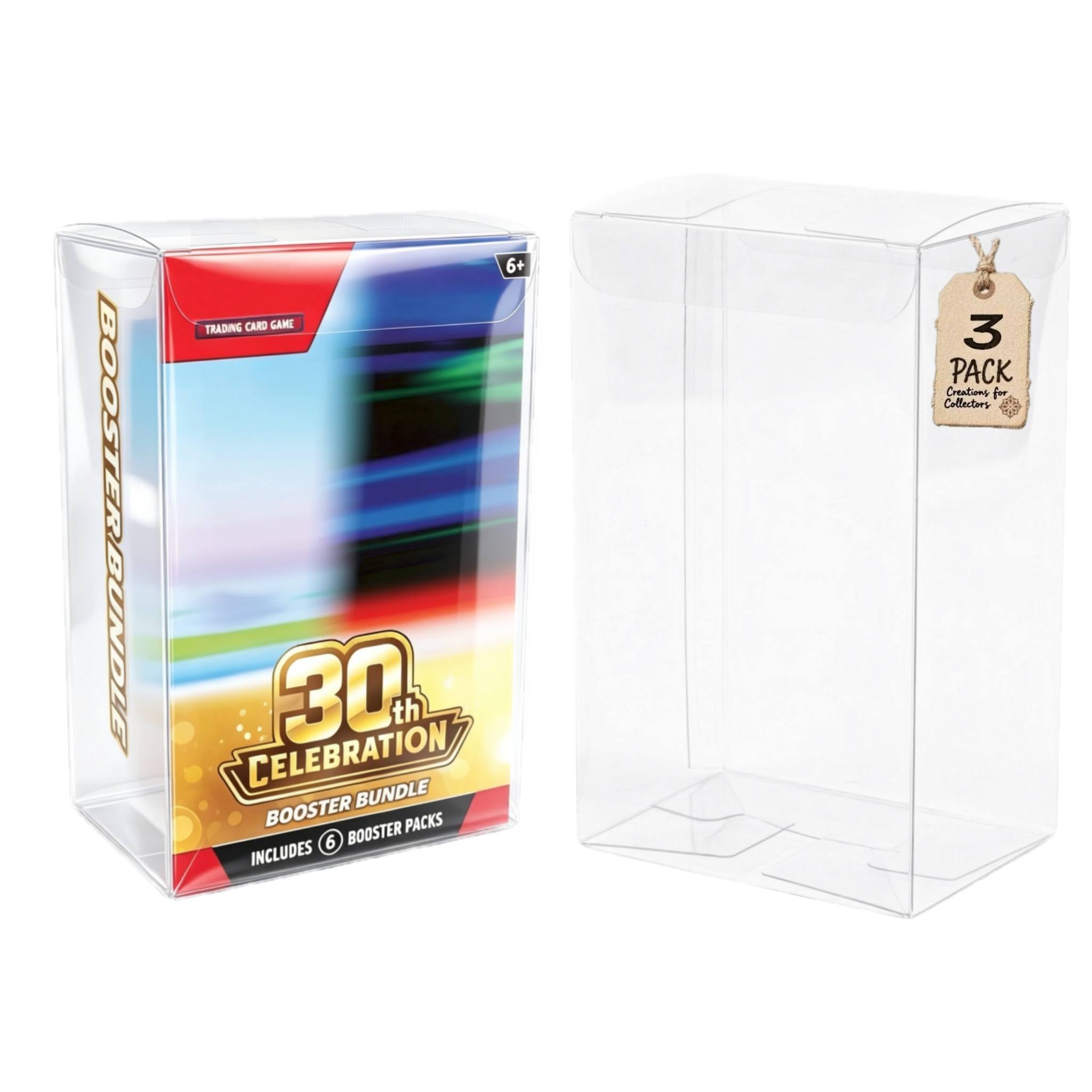TEMU Étui de rangement rigide en PET pour lot de boosters, boîte de pour cartes à collectionner compatible avec les lots de boosters / Perfect Order/