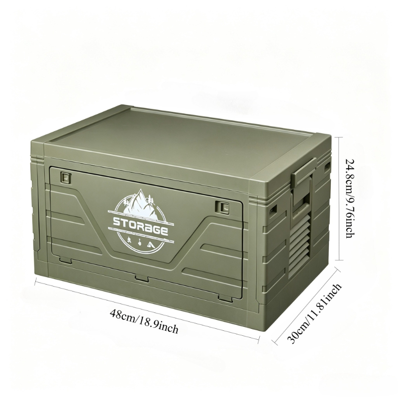 TEMU Suitable For Indoor And Outdoor Storage; Made From Safe, Odorless, And Durable Materials. Ideal As An Outdoor Camping Box, Car Storage Bin, Or