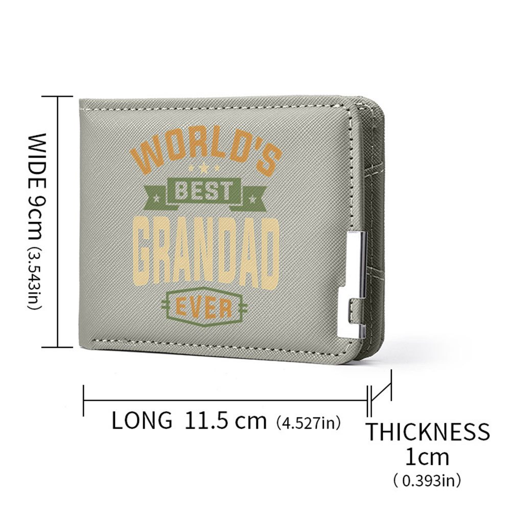 nouveau portefeuille pour homme   grandad ever,   multi-emplacements pour cartes,   et durable, peut contenir des documents didentité  , des cartes de crédit, des cartes de visite,  .,   parfait pour   de saint-valentin et de thanksgiving