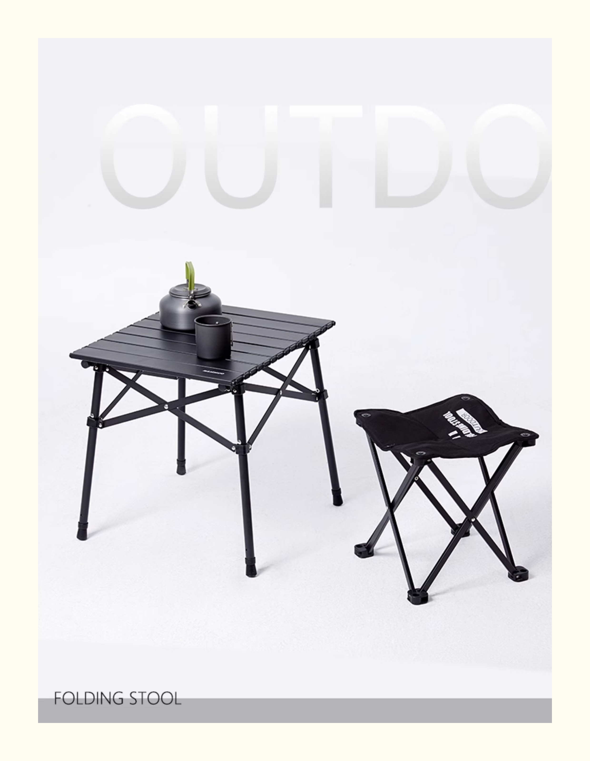 outdoor folding stool aluminum alloy portable hiking train queue camping ultra light sketch chair small   fishing Product details 7