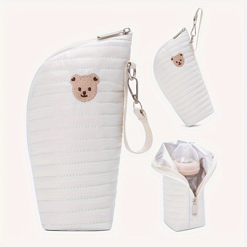 E-shop Praktische Flaschentasche, hält Flaschen warm unterwegs, mit Aluminiumform, Erweiterung für die Mama-Tasche