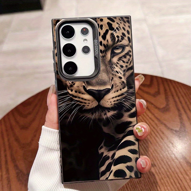 TEMU Phone Case: Tiger And Leopard Phone Case For Galaxy S25 Ultra, S24 Plus, S23 Fe, S21 Pro, S22, S20+, A03s, A05s, A14, A31, A53, A34, A10, A04e,