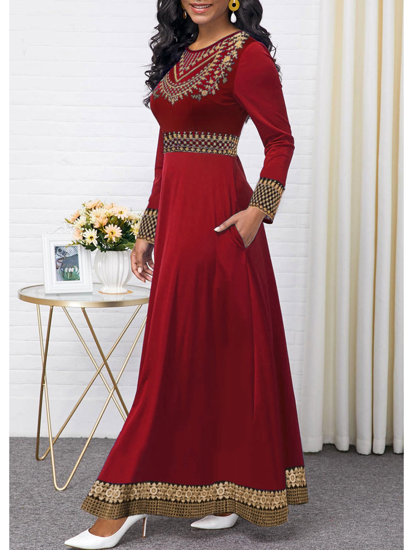 women traditional dress sold on Temu United States