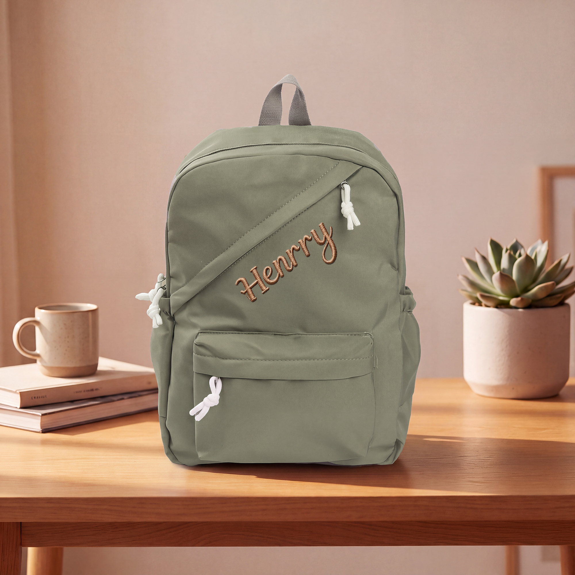 Personalized Embroidered Backpack with Name/Initials
