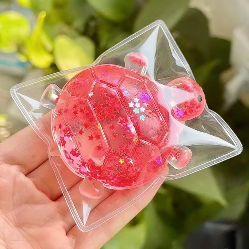 Shiny Squishy Turtle Toy, Quick Rebound