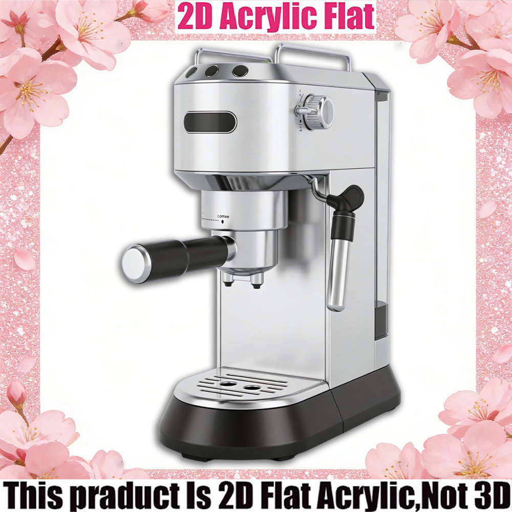 TEMU 1pc Of 2d Flat Acrylic Refrigerator Magnet, Perfect For Fridge Additions And Home Decor, Suitable For Kitchens, Birthday Parties, Celebrations,