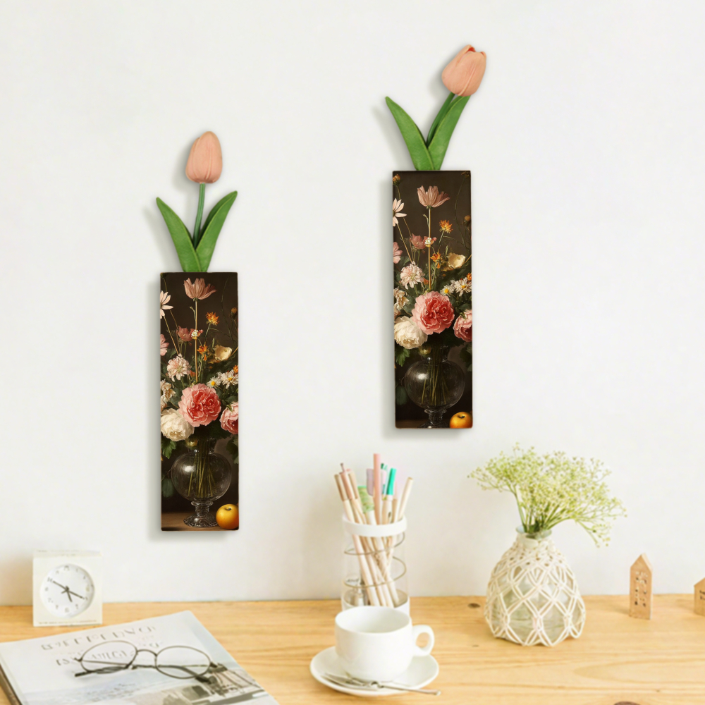 2 holz wandvasen blumen frchten wandkunst - Temu Luxembourg