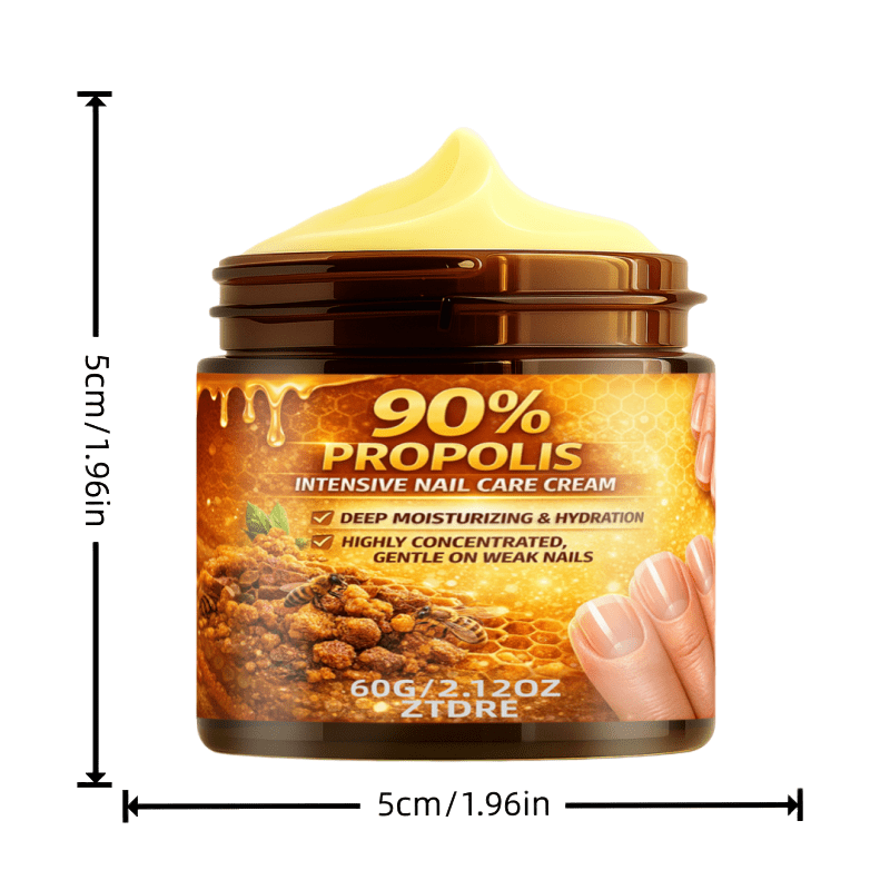 Image of 90% Propolis High- Nail Care Cream | Addressing Toe And Fingernail Discoloration, Thickening, And Damaged Nail Surface , Long-lasting 24-hour High- Care, Results In Days. Suitable For All Nail Types