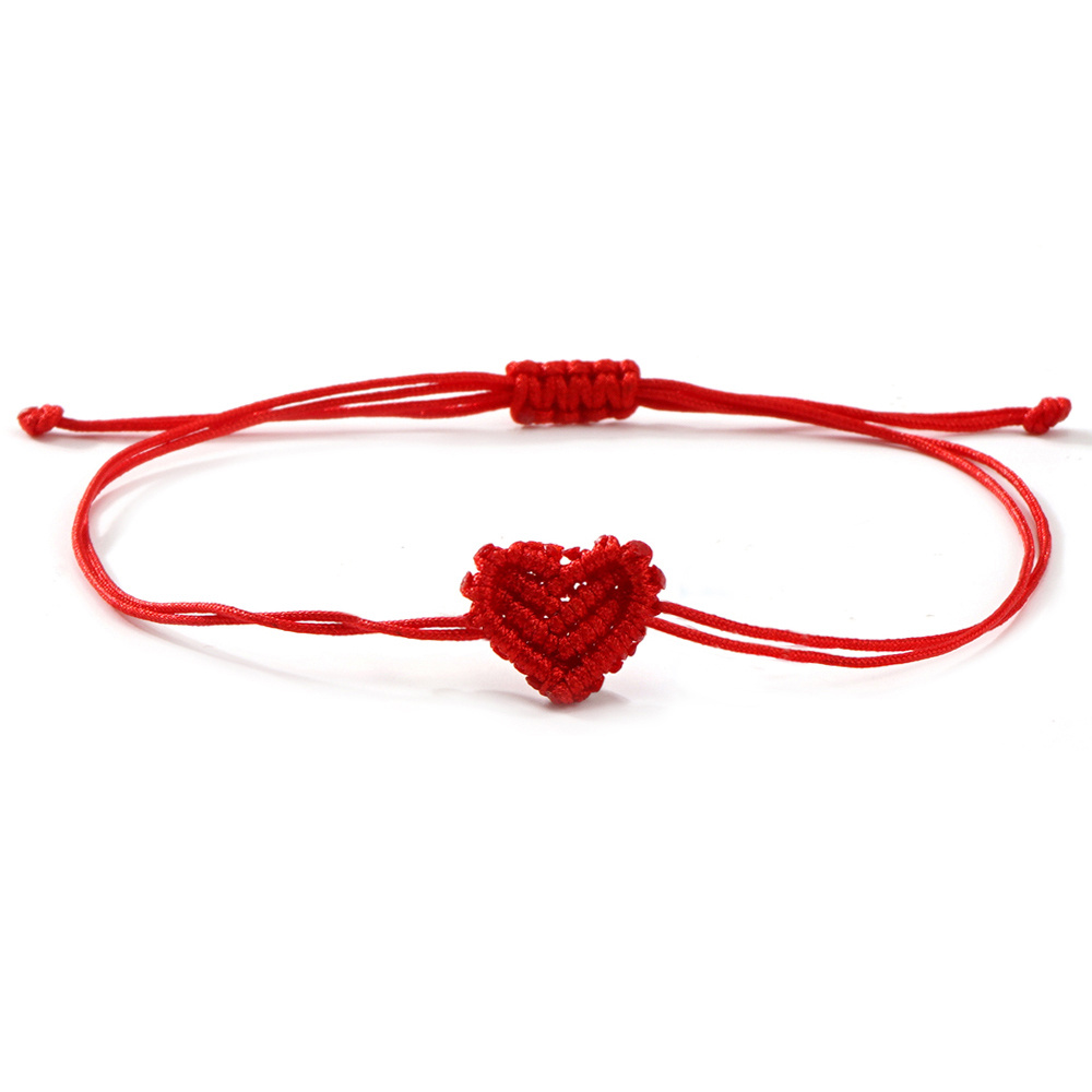 TEMU Pulsera Tejida Bohemia para Mujer, de Cordón Puro con Decoración Tejida de . Estilo , Ideal como Pulsera de Pareja, de o Accesorio Minimalista.