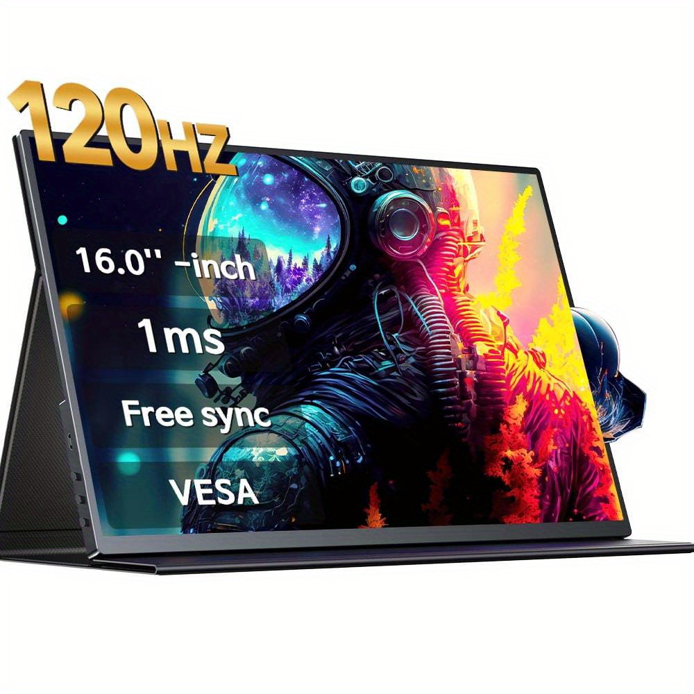 120hz gaming monitor 16 1920 resolution portable Temu Sweden
