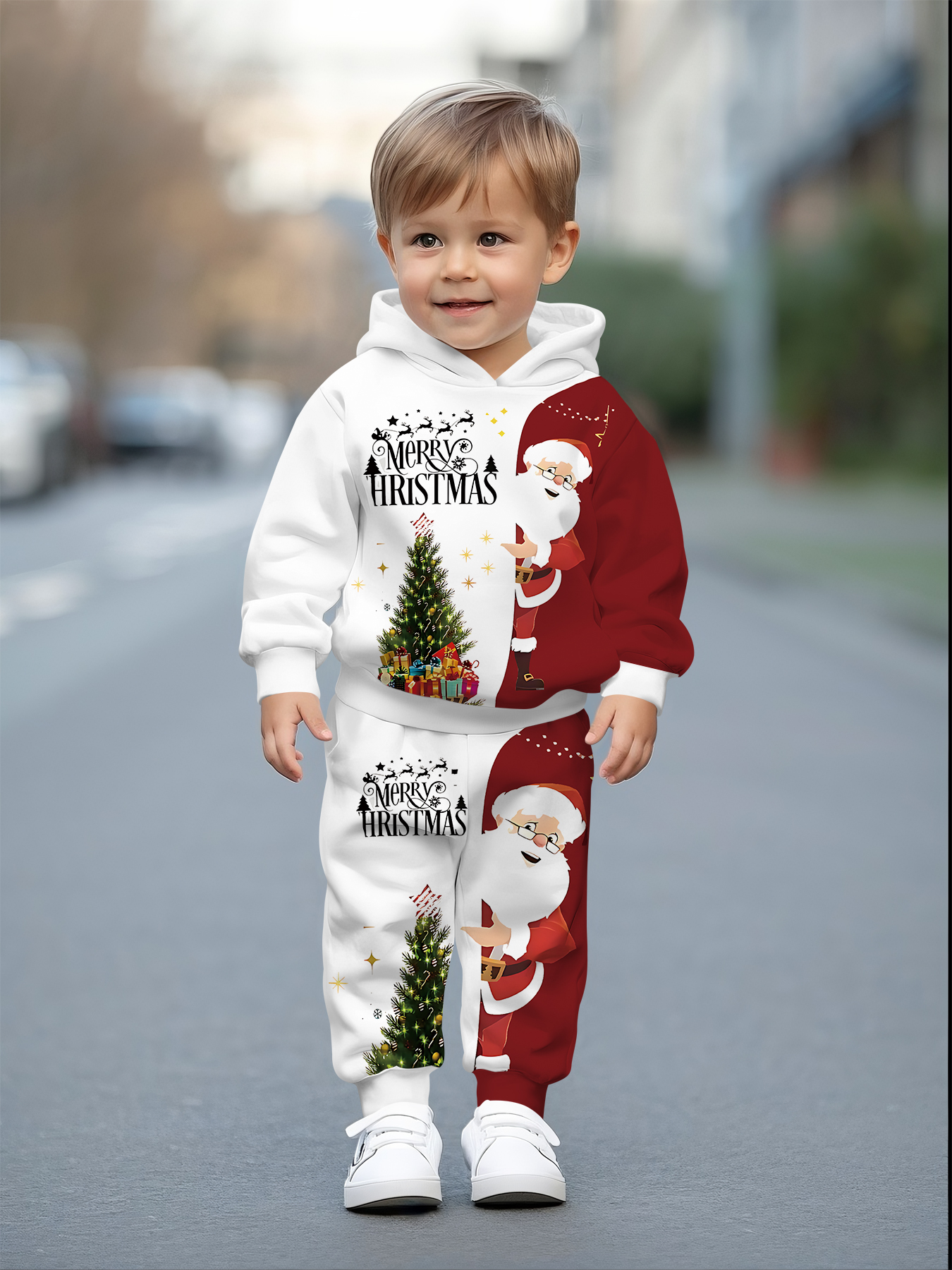 1 stuks Kerstman Welkomst Deurmat