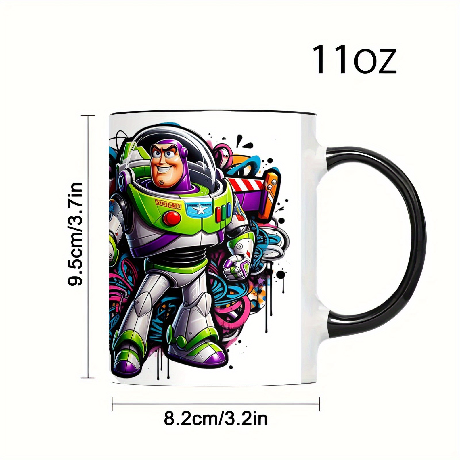 1pc 11oz porcelain cup theme design mugs cartoon cups tea cups milk cups water cups beer mugs office new year easter valentines day birthday gifts details 2