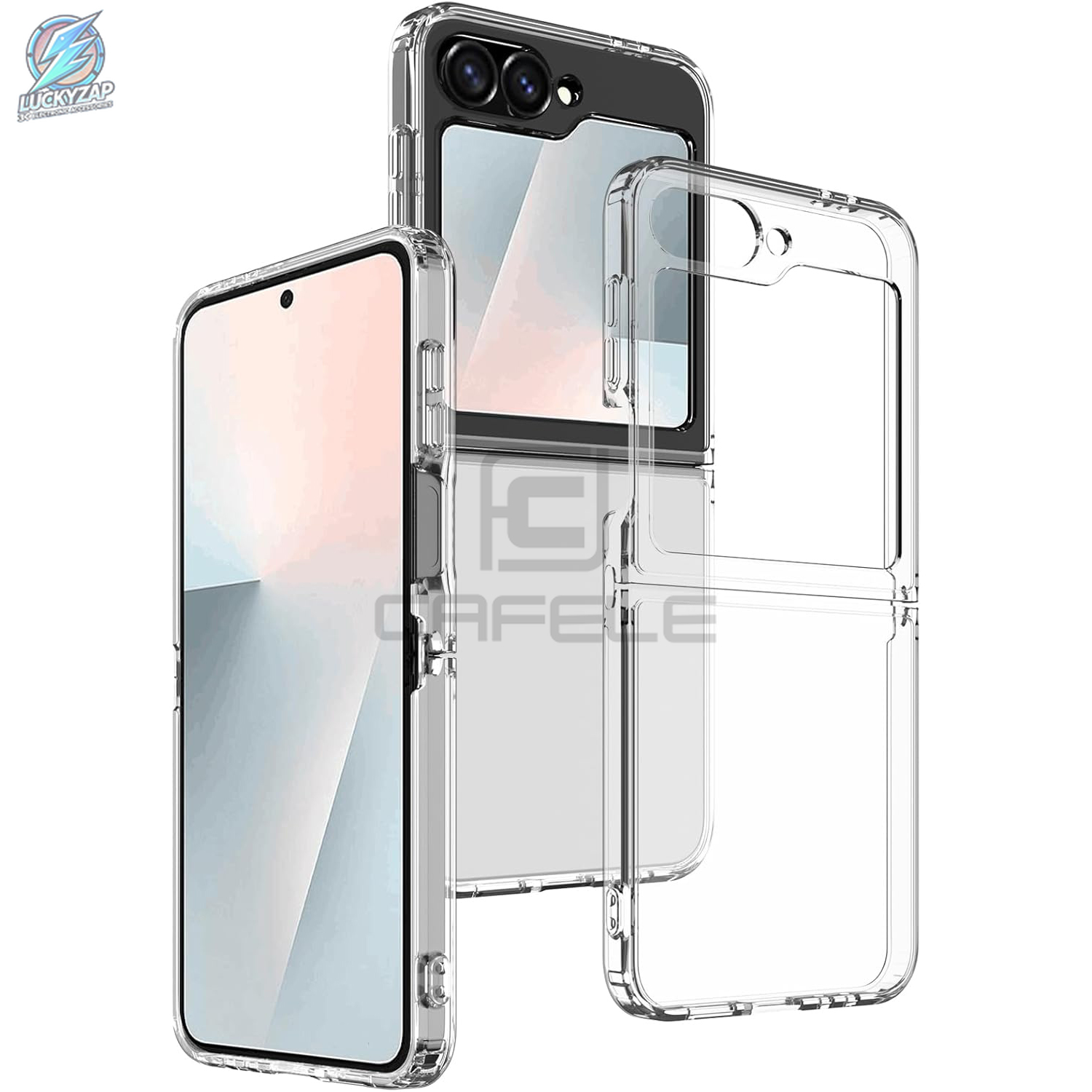 Phone Case - Transparent Protective Case For Galaxy Z Flip 3/4/5/6/7 And Z Fold/fold 4/fold 5/fold 6, Designed To Resist Yellowing And Scratches