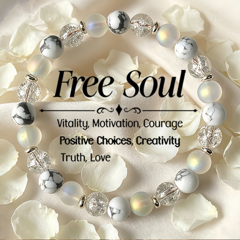 Image of 1pc Natural Bracelet, Meaning , Positive , , Love, Handmade Elastic Spiritual Jewelry, Suitable For Daily Wear, Perfect Accessory For Men And Women, Ideal Gift For