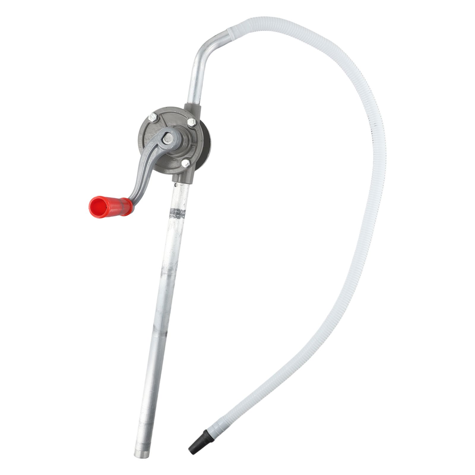 E-shop Handpumpe für Öl und Diesel - Aluminium Transferpumpe mit Kurbelgriff, 15 L/Min Durchflussrate, verstellbare 65 cm Schlauch, kompatibel mit