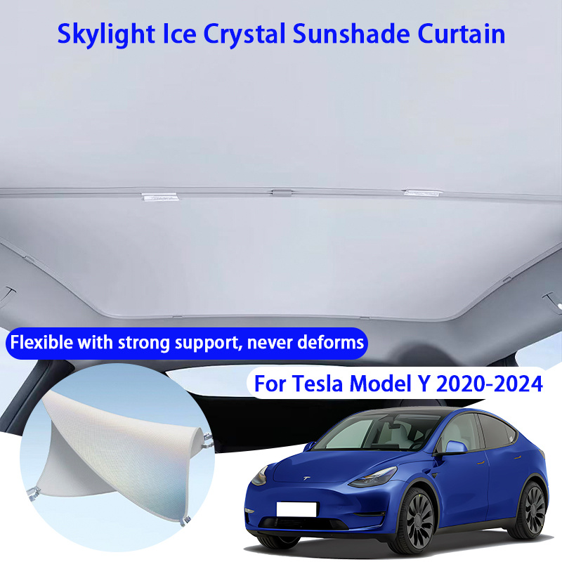 TEMU Fit For Old For White Sunshade Sunroof Foldable Edition Convenient Storage No Trunk Space Occupation Sunroof Shade