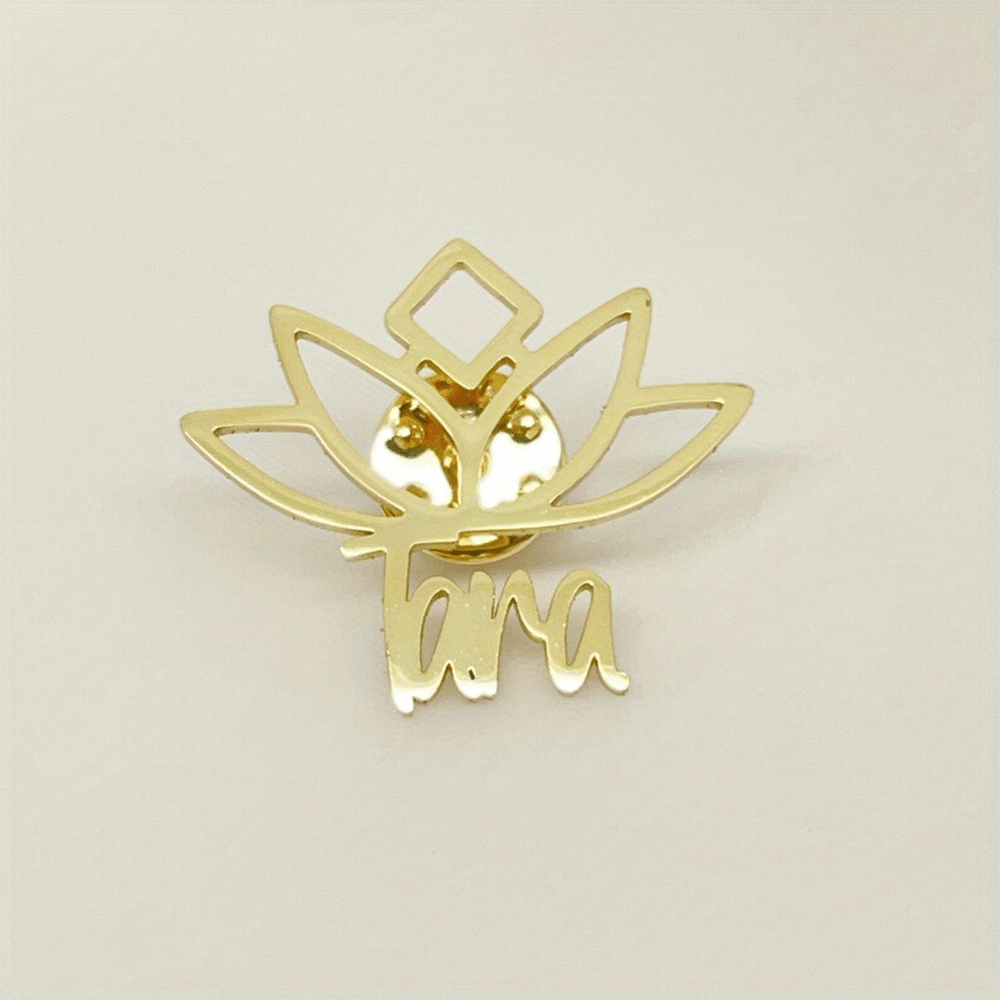 TEMU Broche Personalizado con Logotipo de , Adorno de Acero Inoxidable Adecuado para Diversas Ocasiones