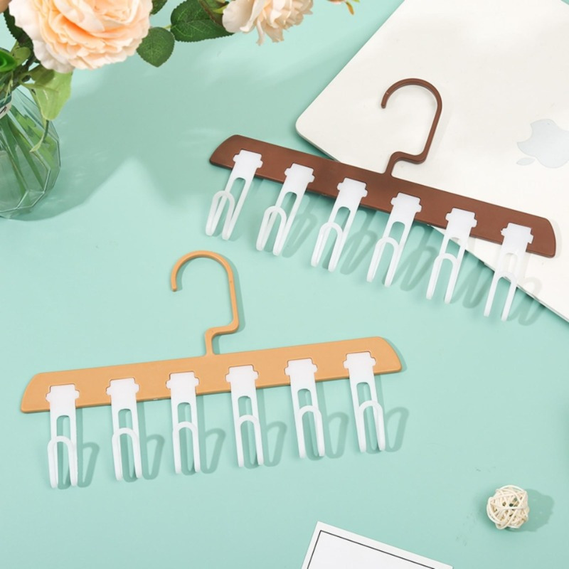 windproof detachable multi hook laundry rack for socks underwear durable plastic freestanding hanger with multiple hooks space saving design for balcony or closet organization clothes organizer storage balcony storage   sturdy construction drying racks Product details 9